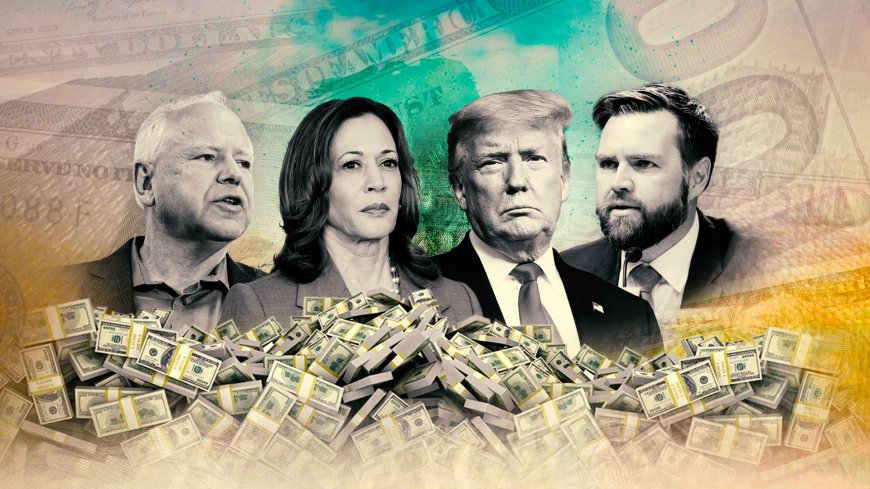 What are Trump, Harris and the US vice presidential candidates worth?