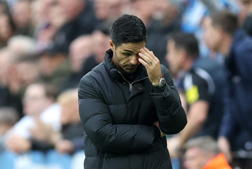 Mikel Arteta cut visibly frustrated figure during damaging Newcastle defeat as he watched Arsenal title hopes fade