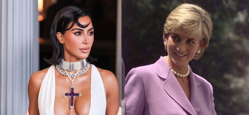 Kim Kardashian Slammed For 'Tone Deaf' Use Of Princess Diana's Cross Necklace: 'Show Some Respect'