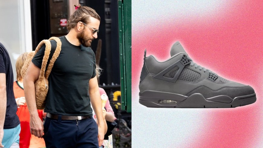 Bradley Cooper Paired One of 2024’s Best Air Jordans With a Tiny Topknot