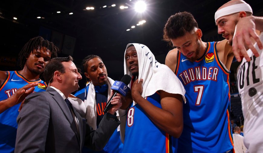 ‘Kinda weird’ – Oklahoma City Thunder’s history-making stars not buying Draymond Green and Golden State Warriors mind games