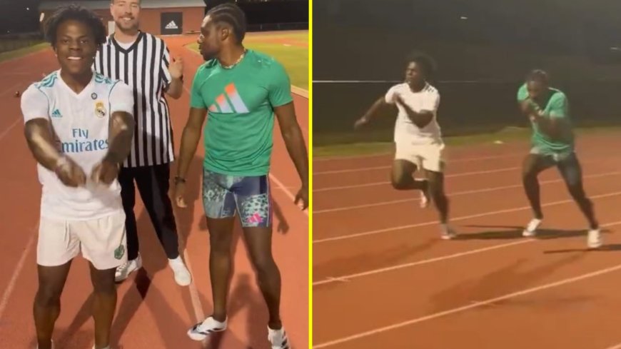 IShowSpeed narrowly loses $100k bet in race with world’s fastest man Noah Lyles – and now faces even more embarrassing forfeit