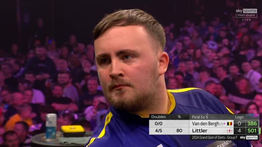 Luke Littler continues to fly in Grand Slam of Darts as rivals falter and Luke Humphries crashes out