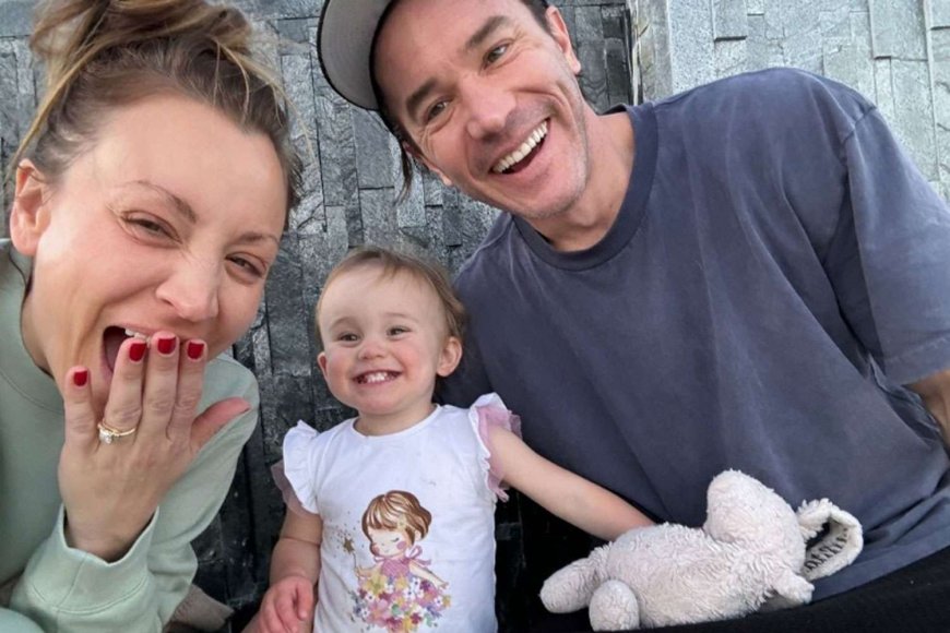 Kaley Cuoco’s Daughter Matilda Makes Adorable Face as She Says 'Cheese' in New Photos with Her Parents