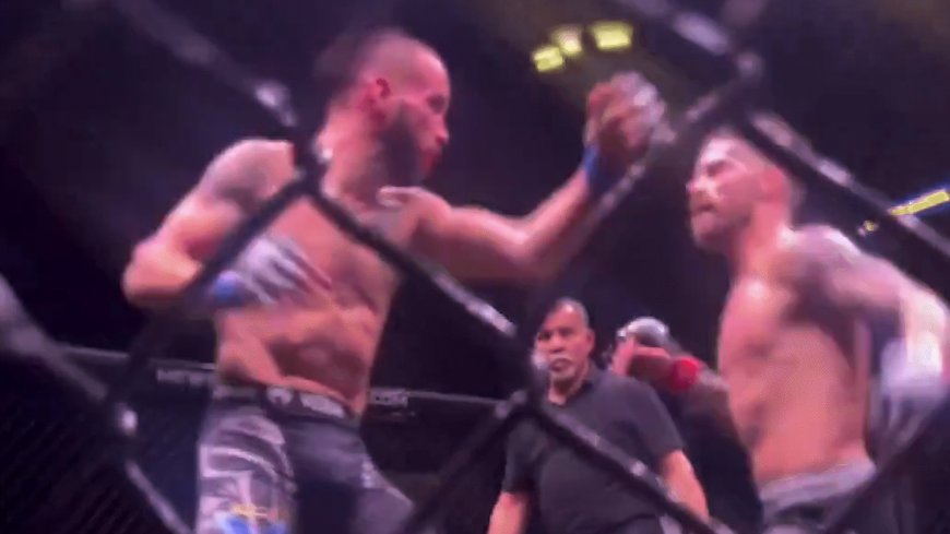 ‘Next-level disrespect’ – MMA fighter KO’s his opponent then taunts him by taking selfie video