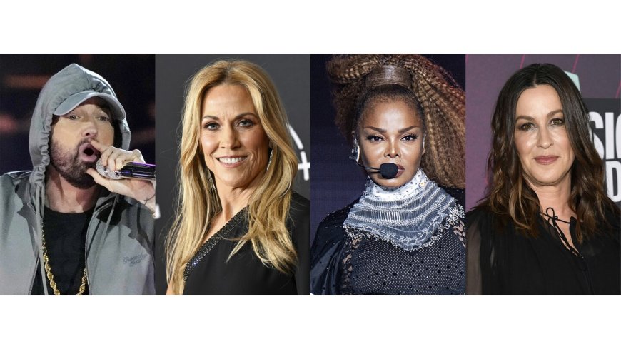 Eminem, Alanis Morissette, Sheryl Crow, N.W.A. and Janet Jackson get Songwriters Hall of Fame nods