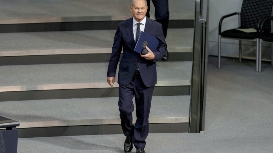 German Chancellor Olaf Scholz says he'll ask for a vote of confidence in December