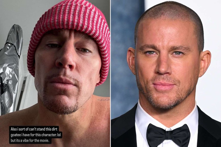 Channing Tatum Posts Topless Thirst Trap Rocking a ‘Dirt Goatee’ for Upcoming Film: 'It's a Vibe'