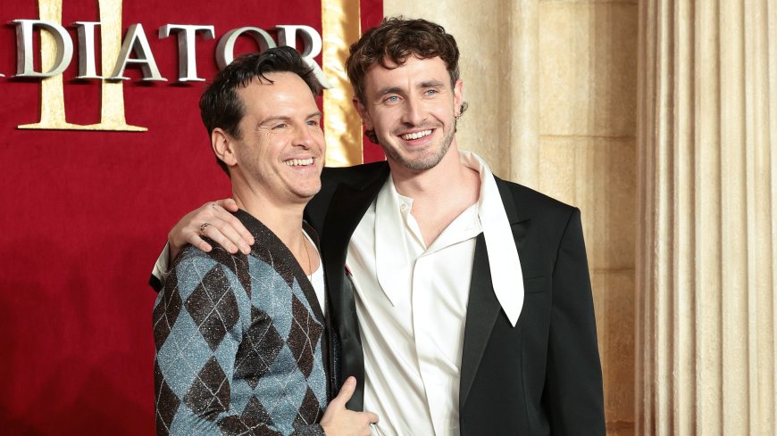 The 'Gladiator II' Premiere Was a Menswear Melee