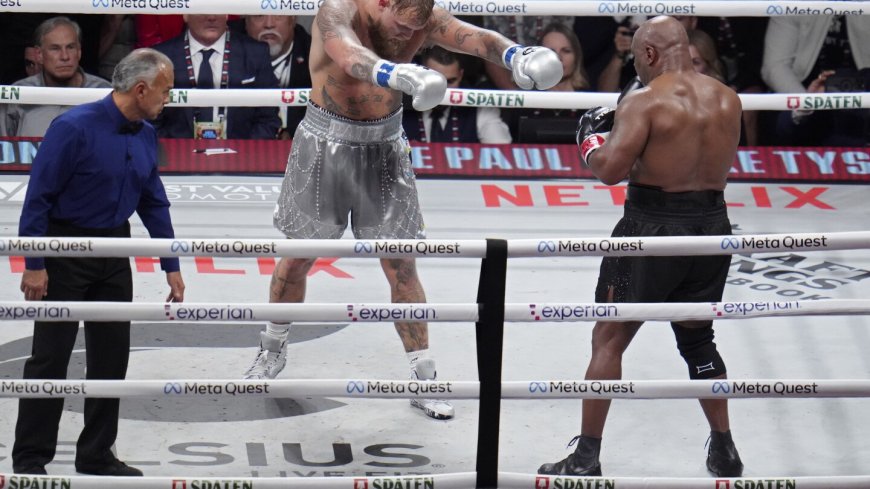 Jake Paul beats 58-year-old Mike Tyson as the hits don't match the hype