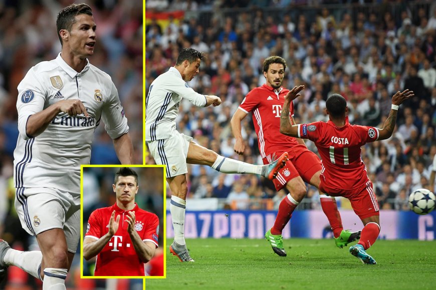 Cristiano Ronaldo showed Robert Lewandowski who is boss with career first against Bayern Munich