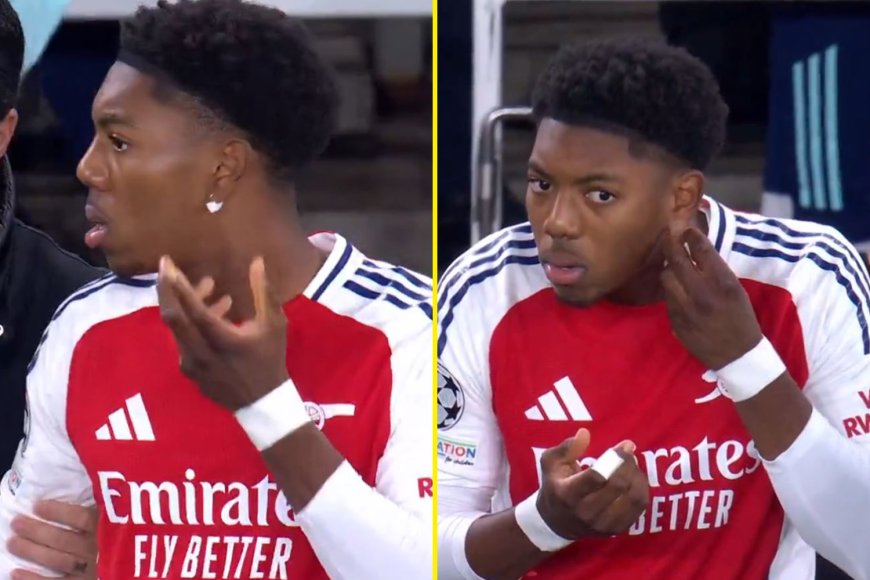 Arsenal starlet made to wait 70 seconds by fourth official to enter pitch over bizarre reason – leading Mikel Arteta to step in