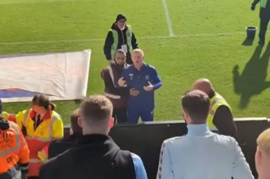 Mark Robins clashes with Coventry fan days after he was tipped for England job by talkSPORT caller