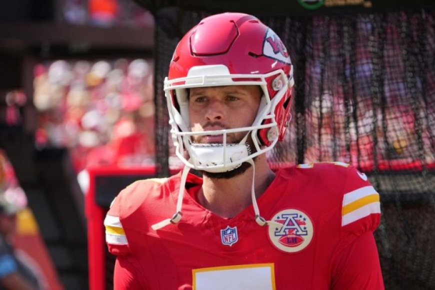 Chiefs kicker Harrison Butker is headed to the IR with a knee injury