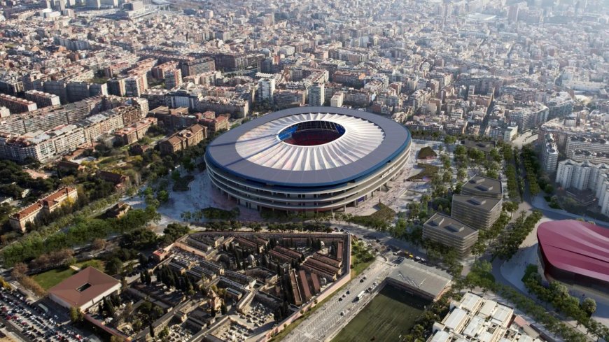 Fans to get first look at renovated 104,000-seater Camp Nou as Barcelona release live stream of redevelopment