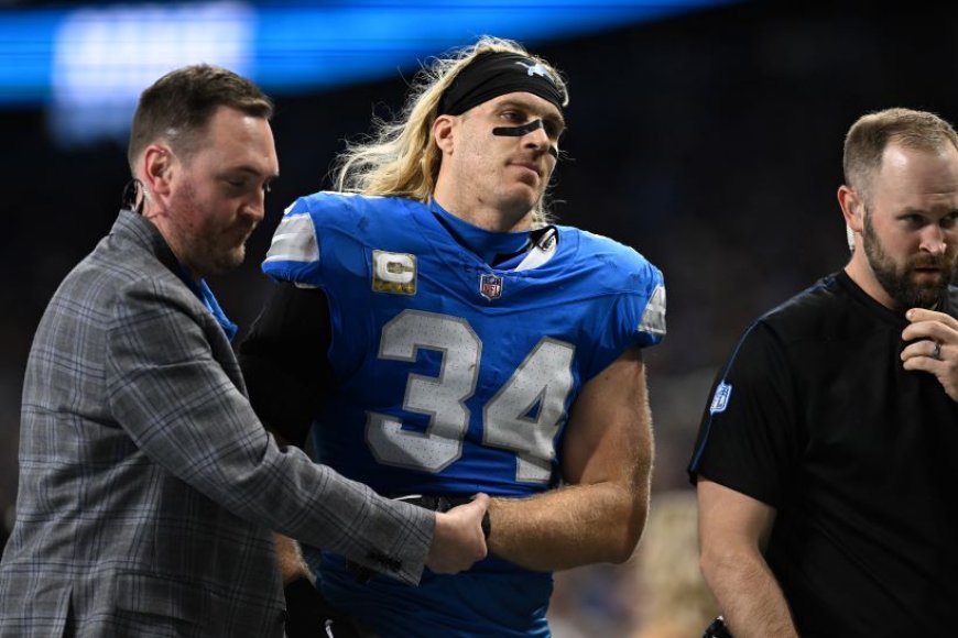 Lions’ Alex Anzalone broke his forearm and will miss 6-8 weeks for Detroit