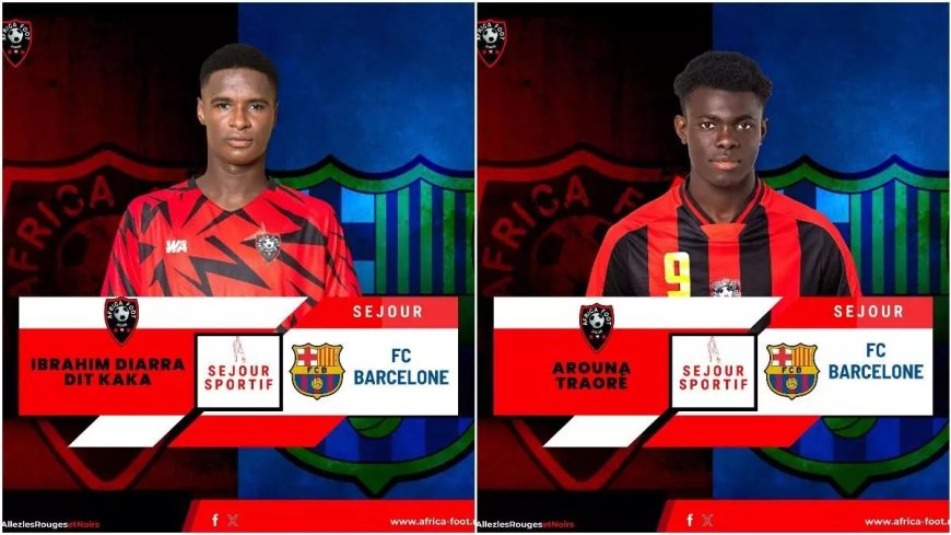 Moves confirmed as two 17-year-old Malian talents join Barcelona