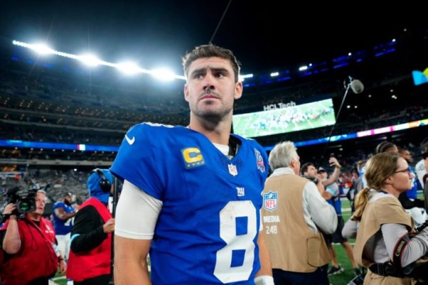 The New York Giants have waived QB Daniel Jones after six seasons