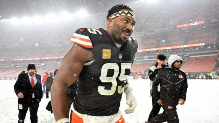 With three sacks on TNF, Cleveland’s Myles Garrett has 10+ sacks in seven straight seasons