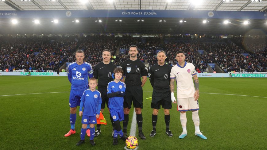 Leicester vs Chelsea delayed as officials swap roles after rare incident