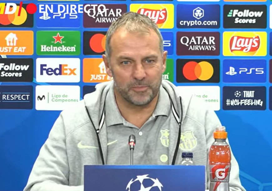 Barcelona manager Hansi Flick explains mistakes made indraw and Brest threats – ‘It’s a young team’