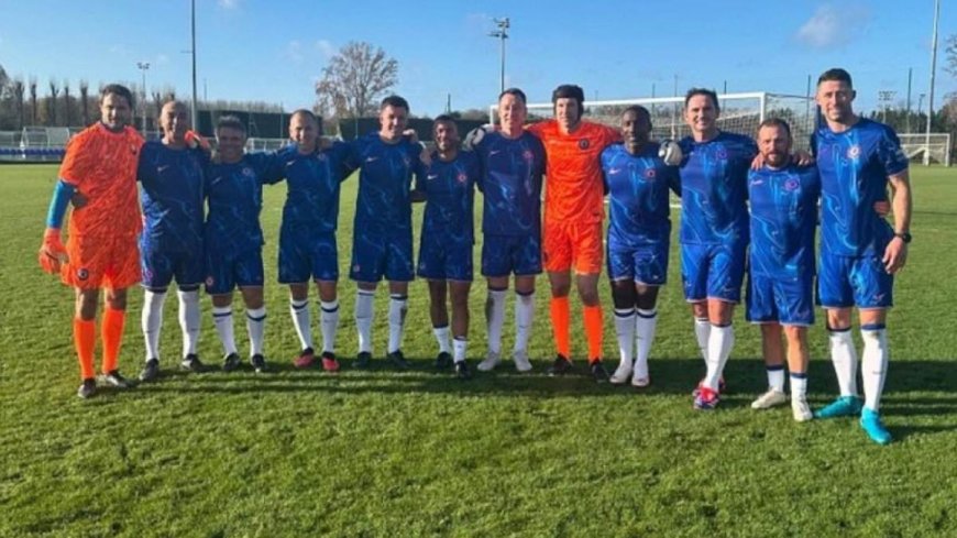 John Terry, Petr Cech and Frank Lampard link up with other members of Chelsea's golden generation for charity competition