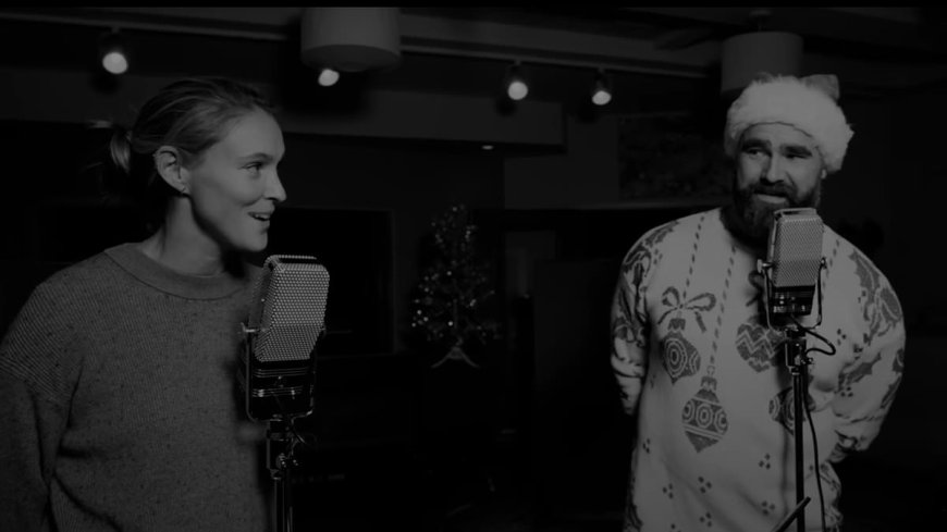 Fans are all saying the same thing as Jason Kelce and wife Kylie release music video for new holiday song