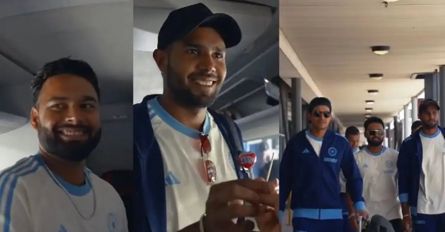 AUS vs IND [WATCH]: Rishabh Pant pokes fun at Harshit Rana with a lollipop ahead of Pink-Ball Test