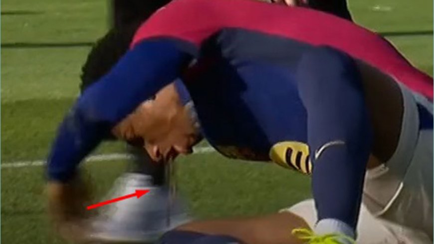 Barcelona star ‘vomits BLOOD’ before being stretchered off in worrying scenes in LaLiga clash