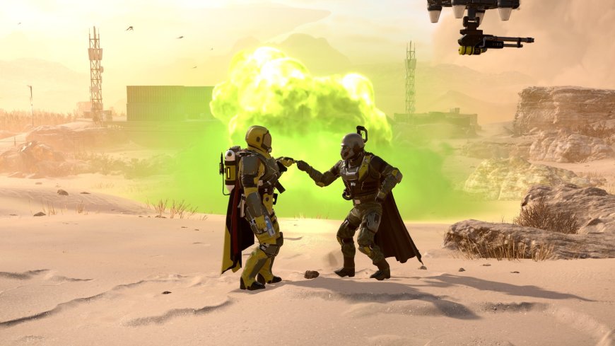 Still on Illuminate high-alert, Helldivers 2 players reckon Arrowhead's doing some deliberate Steam update trolling by telling them "pineapple_soup_is_delicious"