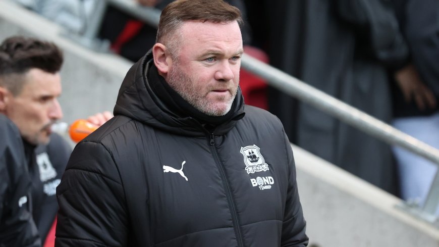 Wayne Rooney under pressure as Plymouth boss ahead of crunch Championship games