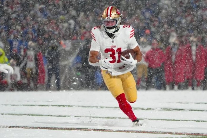 With two RBs on IR, 49ers rookie Isaac Guerendo will see a majority of the work to end the season