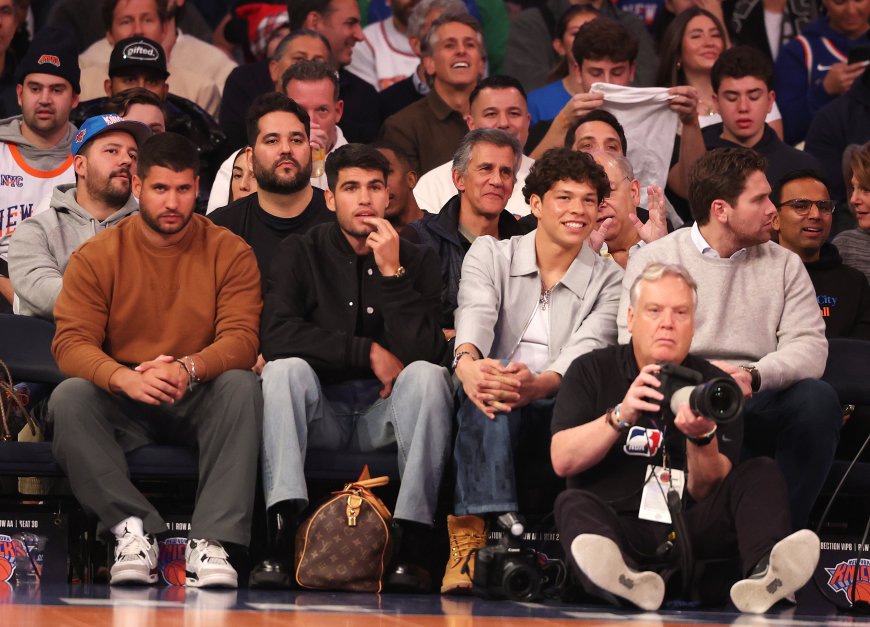 LOOK: Carlos Alcaraz and Ben Shelton at the Knicks game and other pictures of the day in the NBA