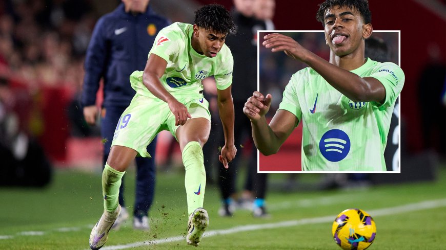 ‘Absolute joke of a player’ – Lamine Yamal returns to Barcelona after injury with ‘filthy’ assist