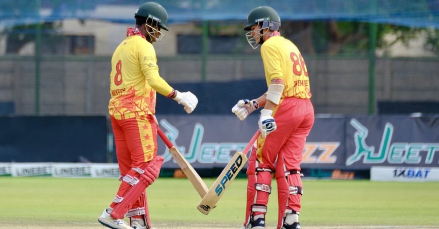 Brian Bennett guides Zimbabwe to a consolation win over Pakistan in the 3rd T20I