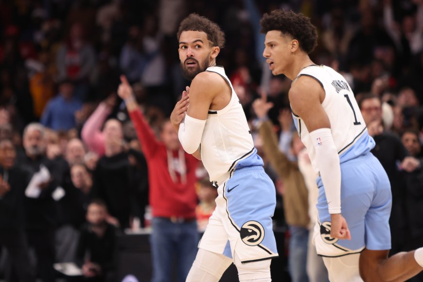 LOOK: Trae Young is cold as ice and other pictures of the day in the NBA