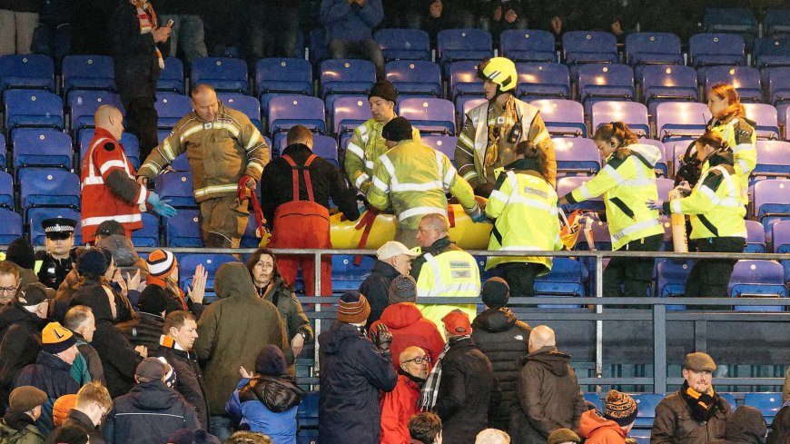 Championship match delayed due to medical emergency as fan hospitalised