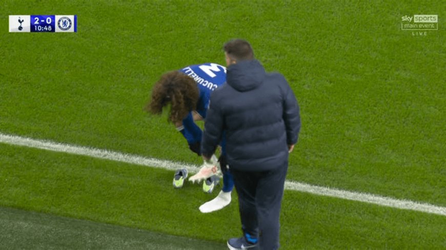 ‘Schoolboy stuff’ – Marc Cucurella changes boots after nightmare start at Spurs as Jamie Carragher labels Chelsea star ’embarrassing’