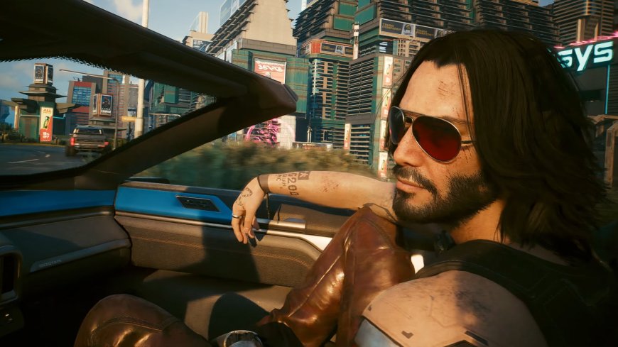 Cyberpunk 2077's 2.2 update has some neat vehicle customisation options, but the best addition is easily that you can cruise around with Keanu Reeves now