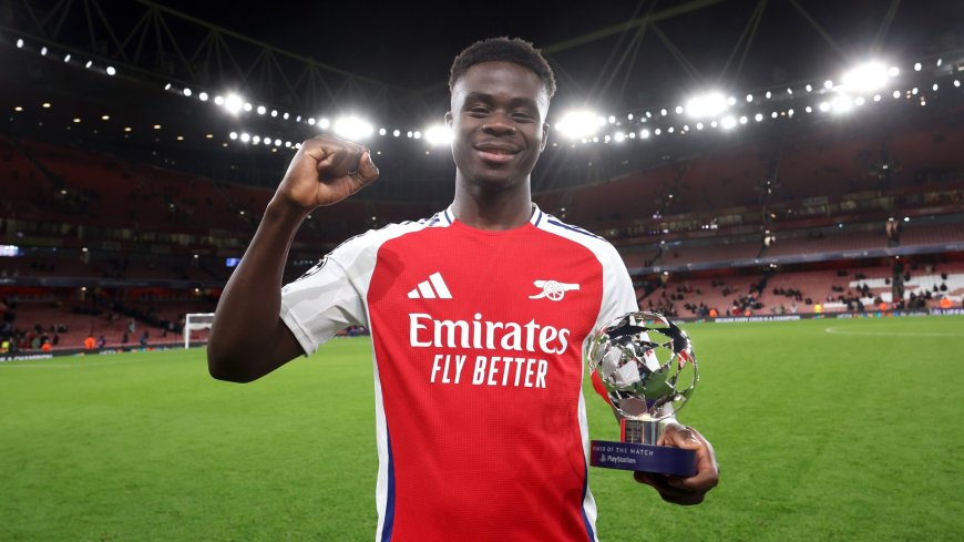 Bukayo Saka outperforming Harry Kane and Jude Bellingham combined in stunning Champions League stat