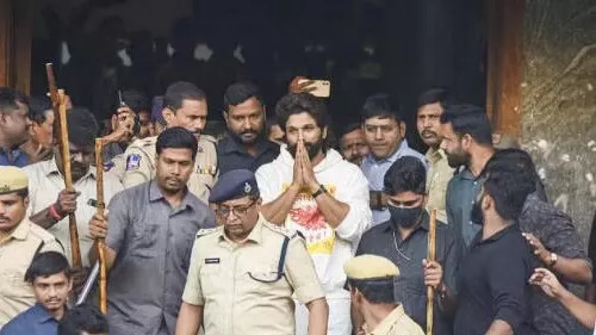 Allu Arjun released from jail