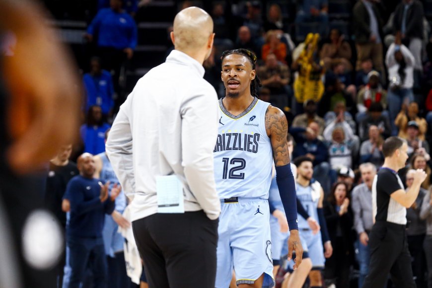 LOOK: Ja Morant, Jordi Fernandez trade words and other pictures of the day in the NBA