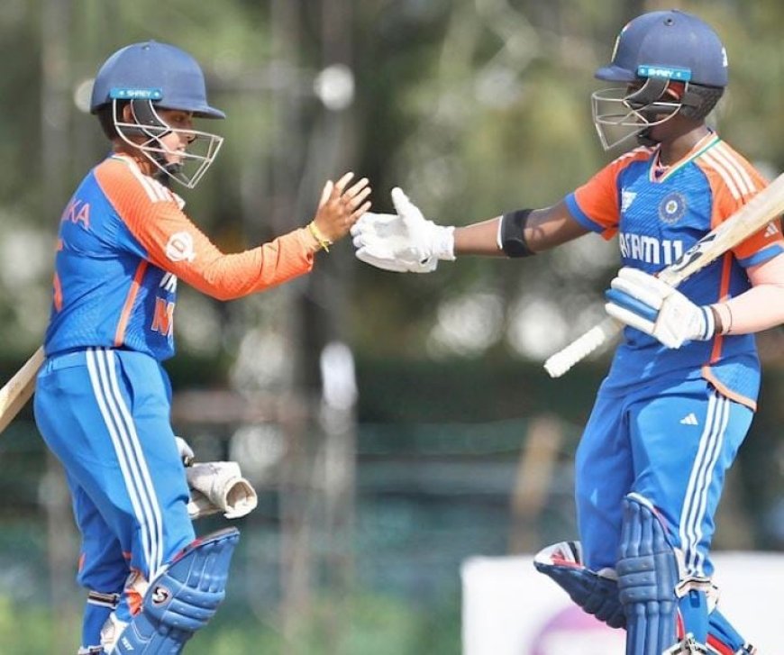 U19 Women's Asia Cup: Sonam, Kamalini Guide India To 9-Wicket Win vs Pak