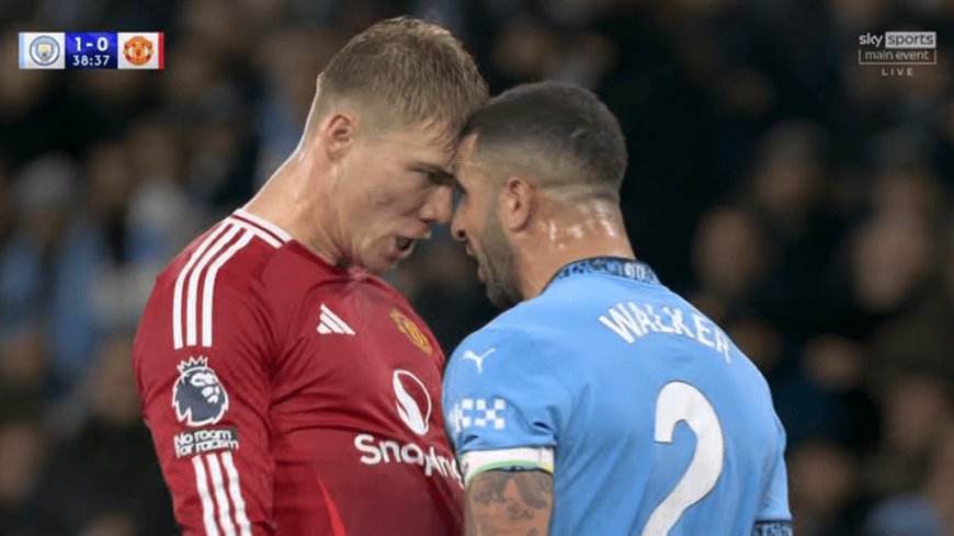 Rasmus Hojlund posts cheeky message to Kyle Walker after their clash in Manchester derby