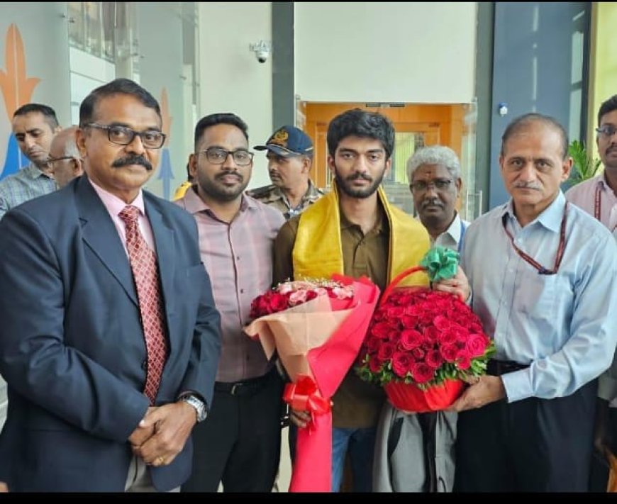 Watch: World Chess Champion Gukesh Arrives In Chennai To Rapturous Welcome