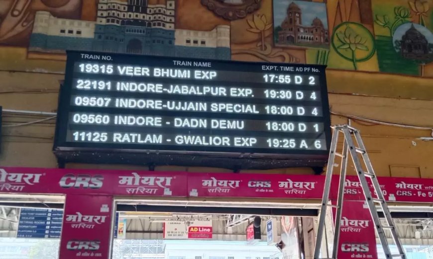 MIC Electronics Completes Train Display Board Project for Indian Railways' Ratlam Division