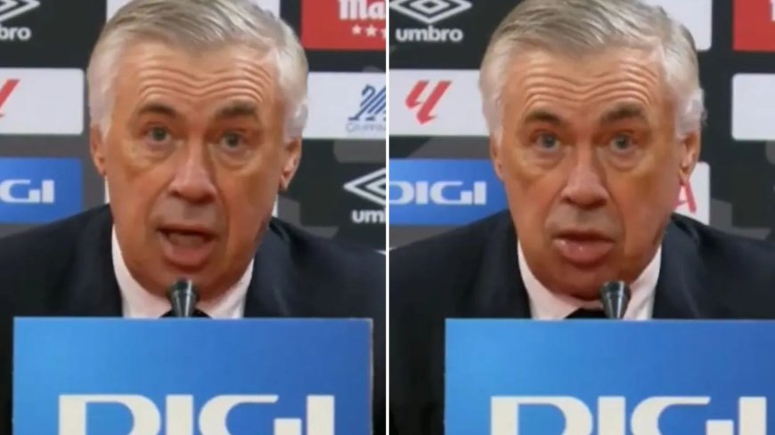 Fans convinced Carlo Ancelotti, 65, has had lip fillers as reason for Real Madrid manager’s swollen mouth is revealed