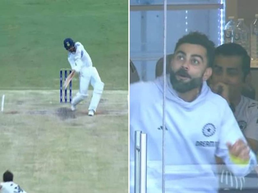 Watch: Virat Stunned, Gambhir Delighted As Akash Hits Cummins Mammoth Six