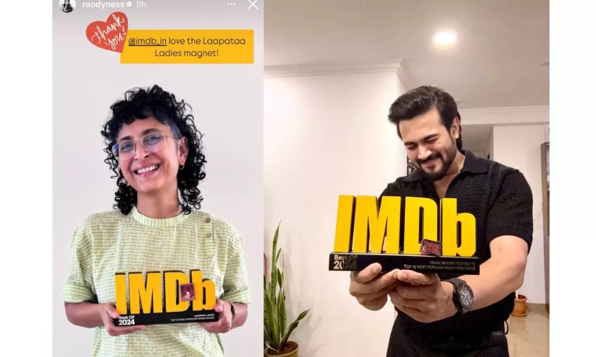 IMDb Honours Most Popular Indian Titles of 2024 with Limited Edition Custom Magnets and Awards