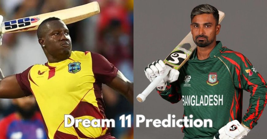 WI vs BAN 2024, 2nd T20I: Match Prediction, Dream11 Team, Fantasy Tips & Pitch Report | West Indies vs Bangladesh